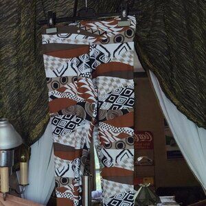 K12  Funky silky cappucino coloured leggings - 20% spandex! Missing drawstring